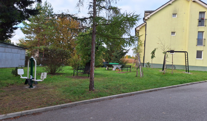 Športovo - oddychová zóna na verejnom priestranstve Malé Vozokany