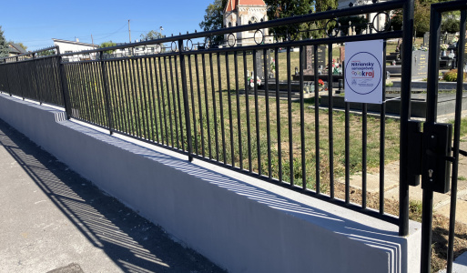 Oplotenie cintorína Malé Vozokany 
